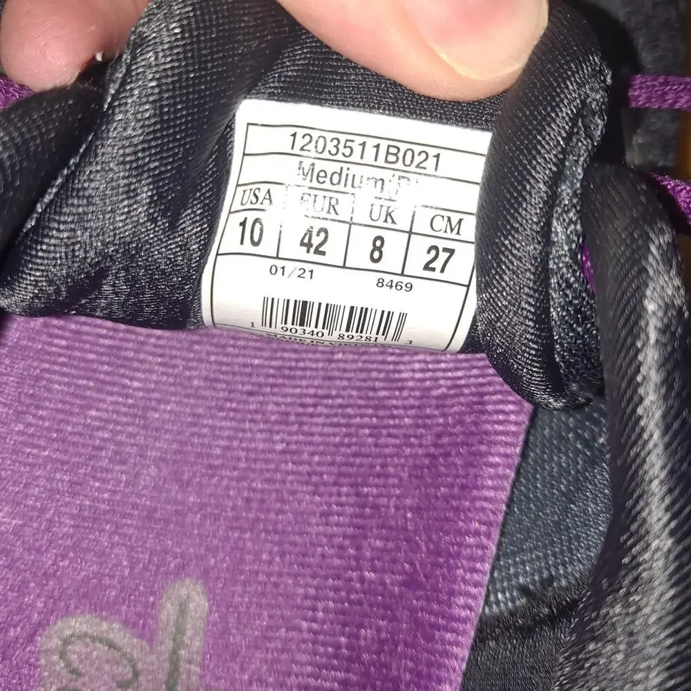 Brooks Trace 1 Running Shoes Sneaker Blue‎ and Purple Size 10